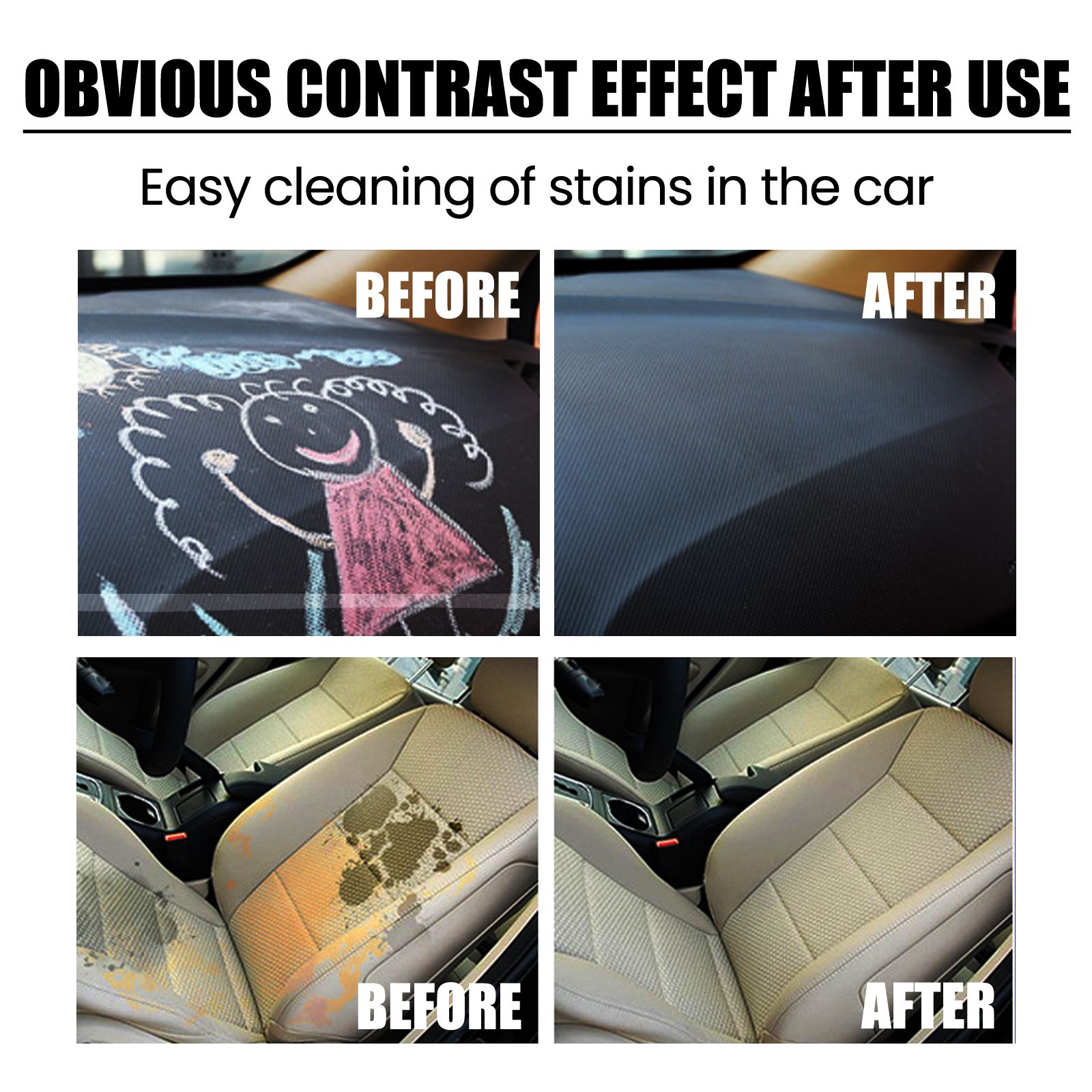 Car Multi-purpose Foam Cleaner，Refurbished Car Seats, Car Upholstery Cleaning, Stain Removal Refurbishing Cleaner