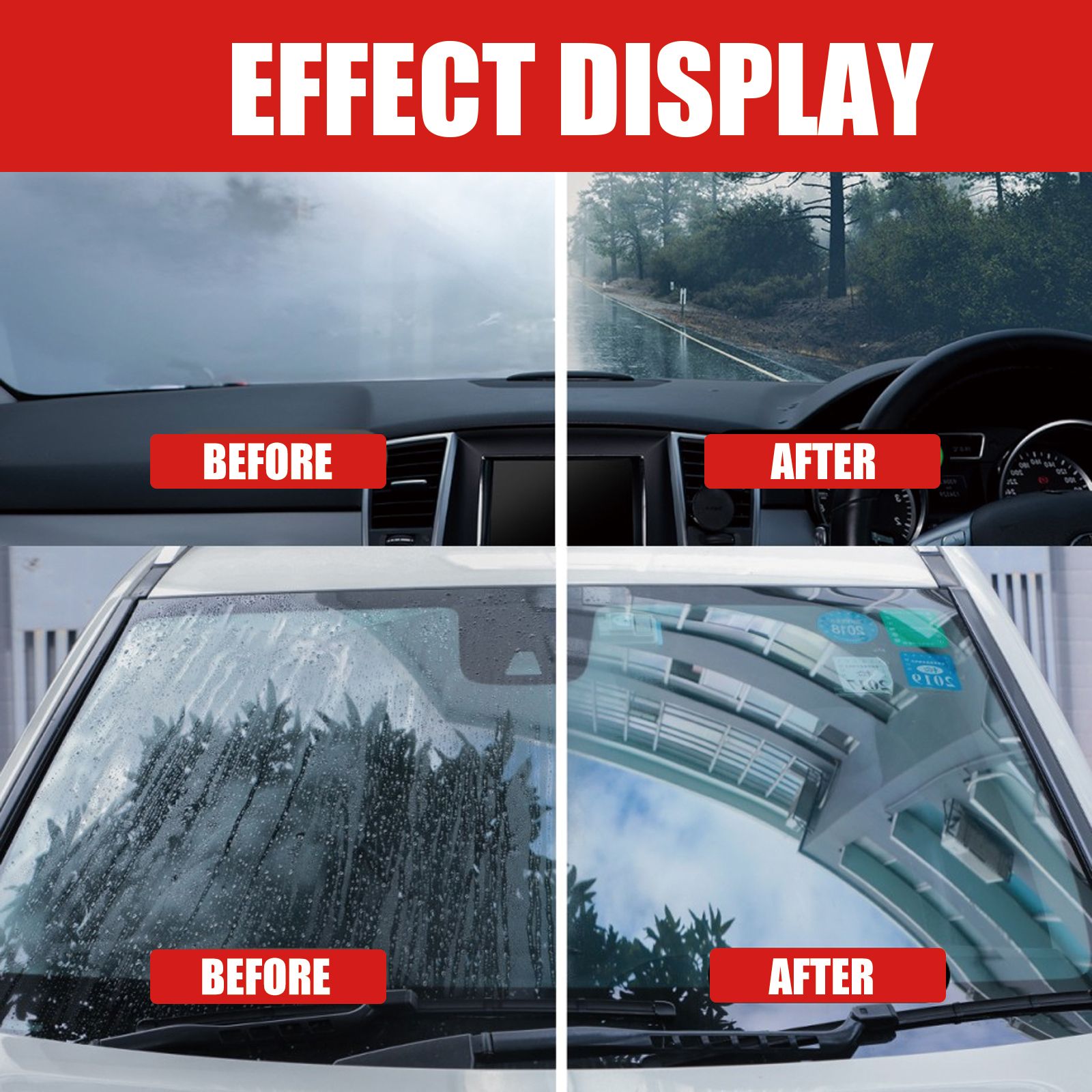 Car Concentrated Glass Oil Film Cleaner，Automobile Windscreen Oil Film Cleaner ,  Vehicle Windscreen Degreasing And Demisting