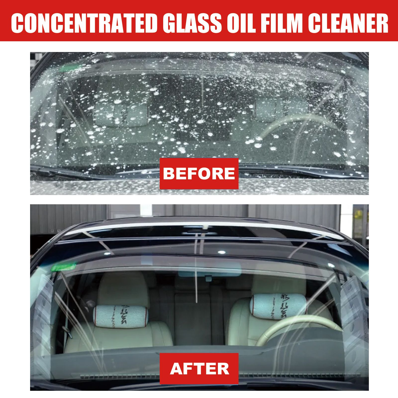 Car Concentrated Glass Oil Film Cleaner，Automobile Windscreen Oil Film Cleaner ,  Vehicle Windscreen Degreasing And Demisting