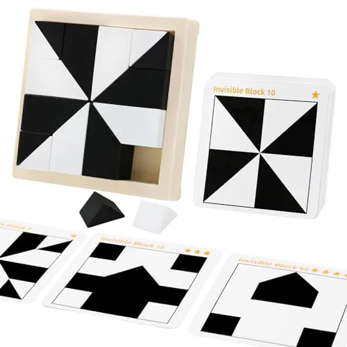 3D puzzle unlocking Puzzle hide building blocks Jigsaw puzzle toy Intellectual Toys Developing IQ Challenging Difficulty Party Toys Adults can also challenge