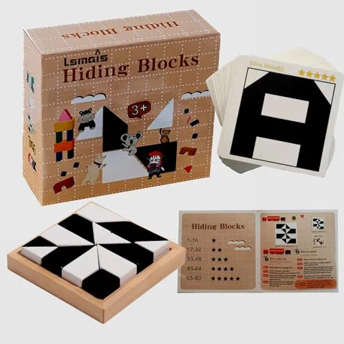 3D puzzle unlocking Puzzle hide building blocks Jigsaw puzzle toy Intellectual Toys Developing IQ Challenging Difficulty Party Toys Adults can also challenge