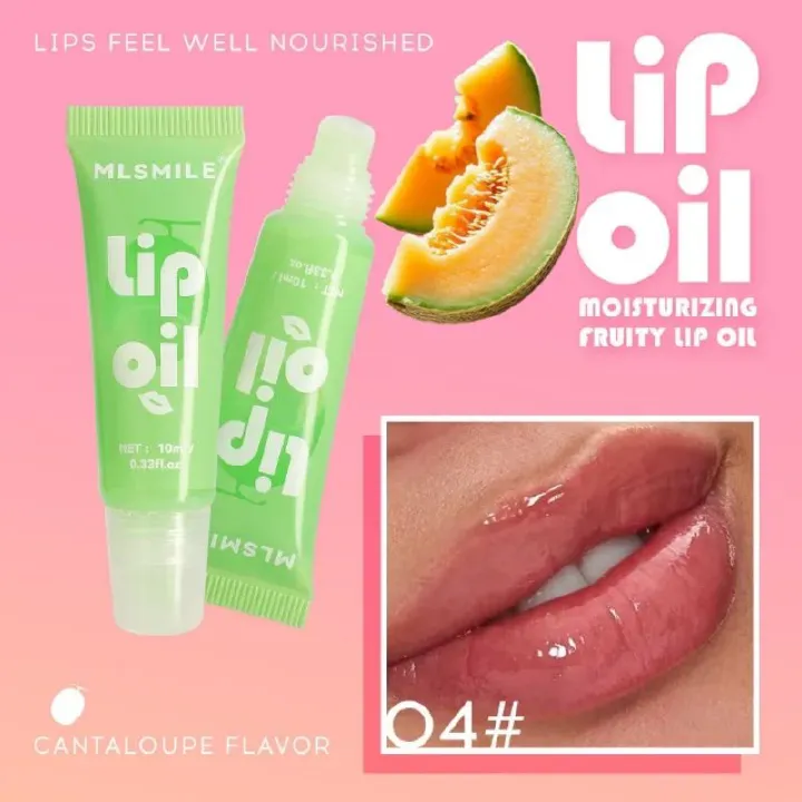 3PCS Fruity Lip Oil, Deep Moisturizing Lipstick, Mirror Gloss Lip Glaze,Moisturizing Jelly Lips Fuller Lips, Waterproof Lip Glosses 6 Fruits Strawberry/Grape/Cantaloupe/Orange/Coconut/Peach
