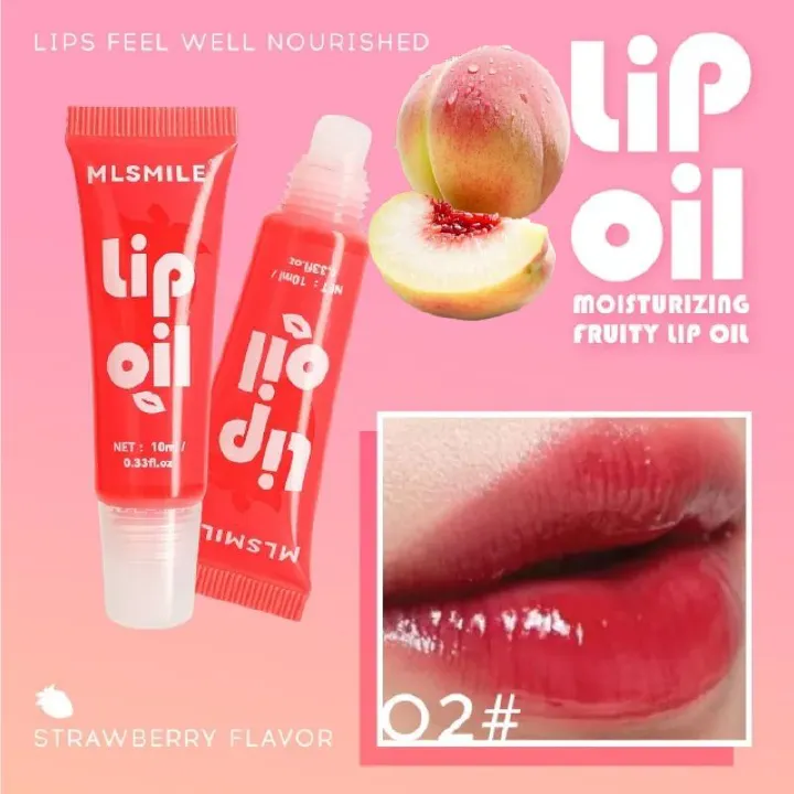 3PCS Fruity Lip Oil, Deep Moisturizing Lipstick, Mirror Gloss Lip Glaze,Moisturizing Jelly Lips Fuller Lips, Waterproof Lip Glosses 6 Fruits Strawberry/Grape/Cantaloupe/Orange/Coconut/Peach