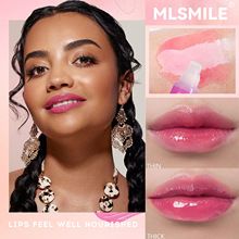 3PCS Fruity Lip Oil, Deep Moisturizing Lipstick, Mirror Gloss Lip Glaze,Moisturizing Jelly Lips Fuller Lips, Waterproof Lip Glosses 6 Fruits Strawberry/Grape/Cantaloupe/Orange/Coconut/Peach
