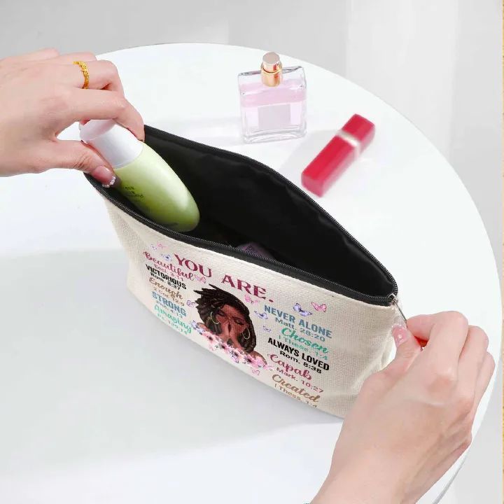 Women Purse Ladies bag Makeup Bag Toiletry Bag Zipper Pouch Femal Religious Cosmetic Bags Spiritual Biblical Bag Christian Bag,Birthday Christmas Mothers Day Gifts