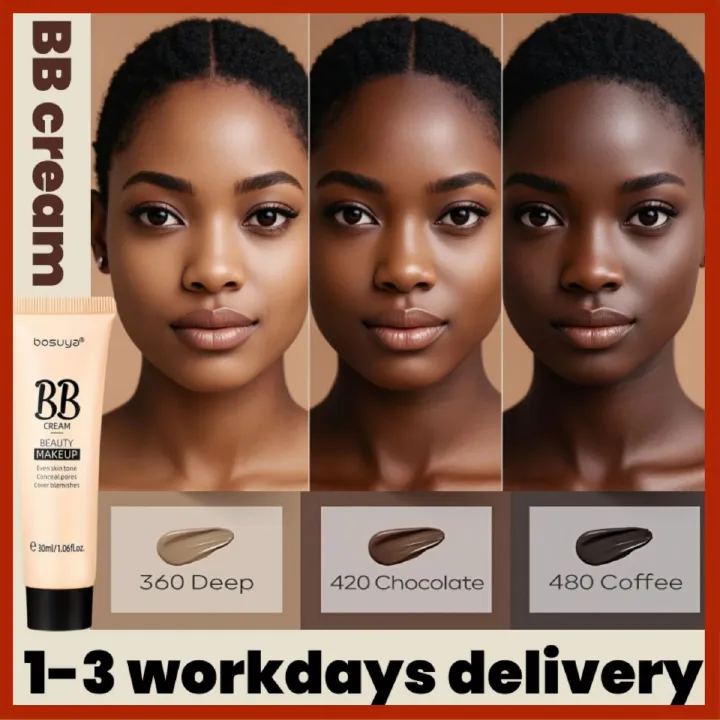 24H Full Coverage BB Cream Natural Makeup Effect Sweat Moisturizing Liquid Foundation Lightweight Matte Sensitive Skin Dry Skin Oily Skin Long Lasting Hydrating Clean Beauty Foundation Lock Makeup