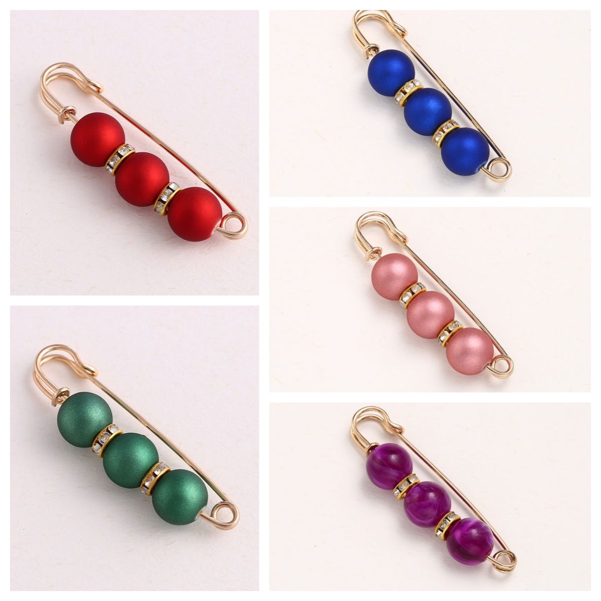 5PCS Multi-purpose Multi-function Imitating Pearl Pin Jewelry, Waist Reduction,pearl Brooch Fixed Girth,decorating Various Clothes/trousers/shirt/dress/sweater/shawl/pant /scarves/jackets/hats/handbag