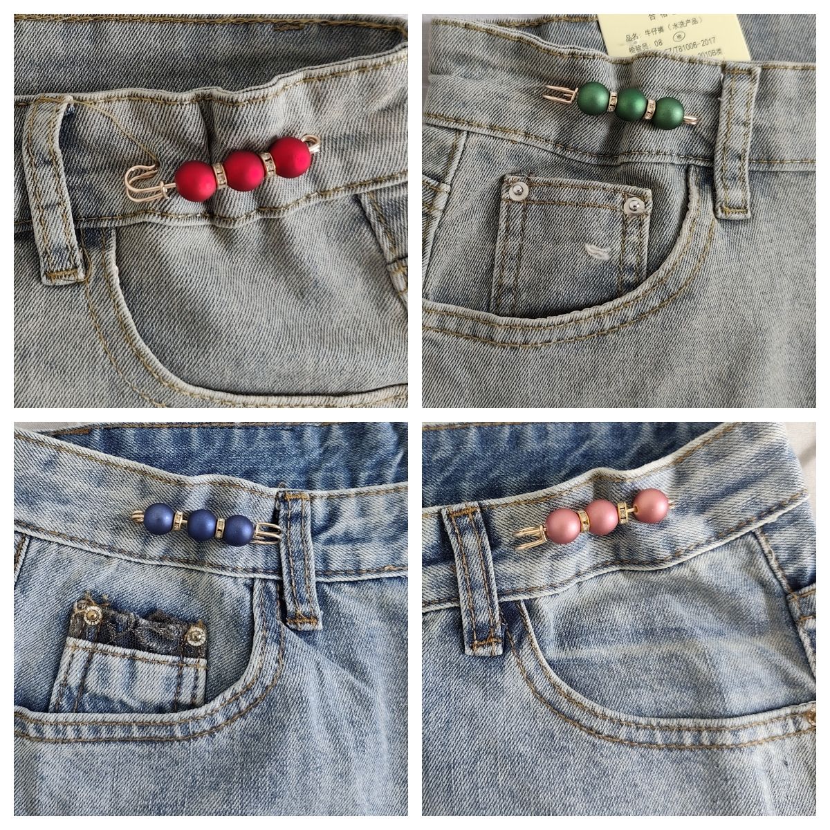 5PCS Multi-purpose Multi-function Imitating Pearl Pin Jewelry, Waist Reduction,pearl Brooch Fixed Girth,decorating Various Clothes/trousers/shirt/dress/sweater/shawl/pant /scarves/jackets/hats/handbag