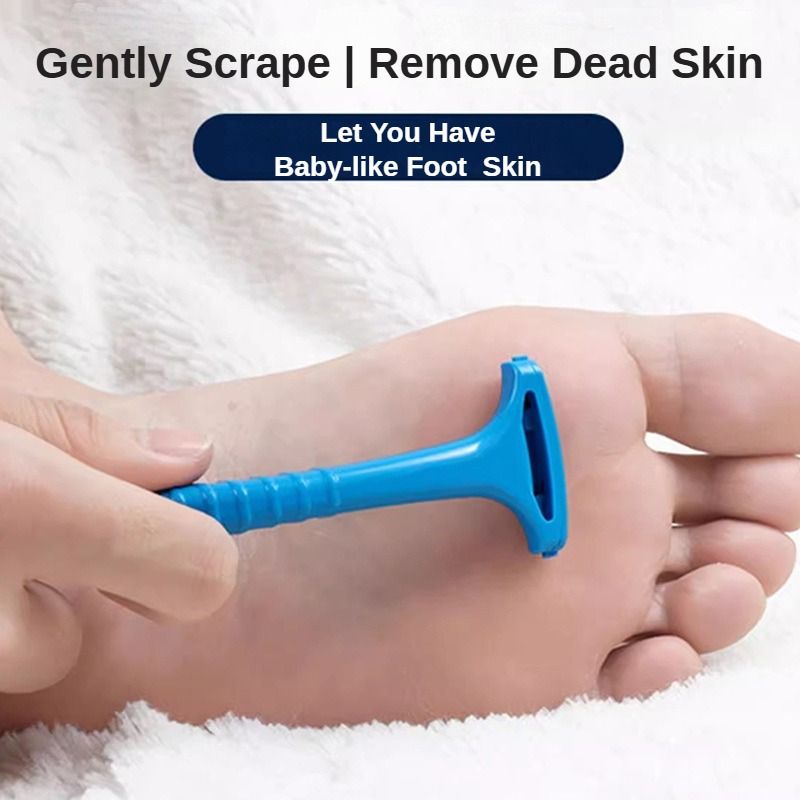 Foot Heel Callus Shaver Home Feet Callosity Razor Dead Skin Shaver Heel Scraper Foot Repair Tools Hard Skin Shaver Foot Care Tool Foot Skin Care Excoliates Cracked Heels Dead Skin Pain Free