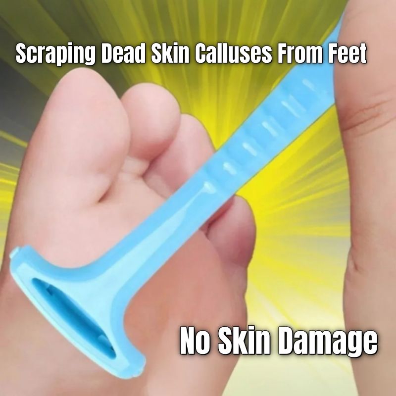Foot Heel Callus Shaver Home Feet Callosity Razor Dead Skin Shaver Heel Scraper Foot Repair Tools Hard Skin Shaver Foot Care Tool Foot Skin Care Excoliates Cracked Heels Dead Skin Pain Free