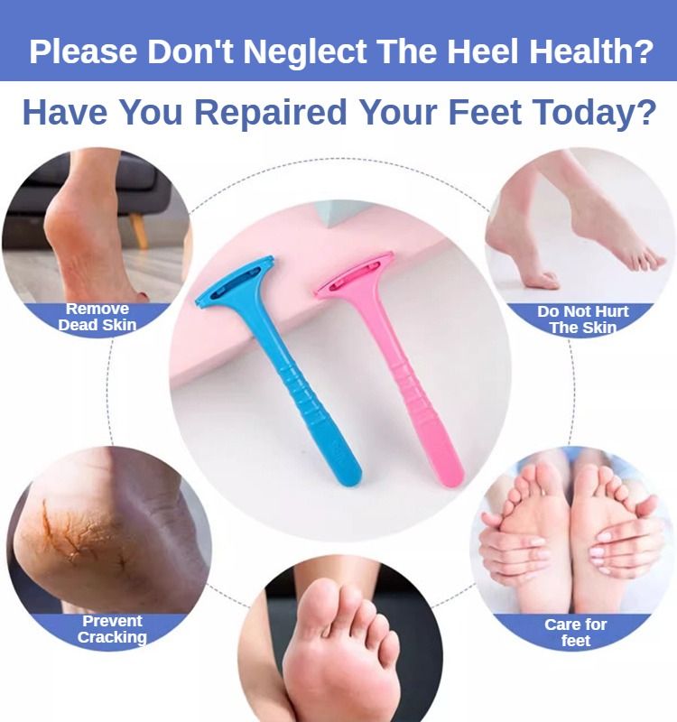 Foot Heel Callus Shaver Home Feet Callosity Razor Dead Skin Shaver Heel Scraper Foot Repair Tools Hard Skin Shaver Foot Care Tool Foot Skin Care Excoliates Cracked Heels Dead Skin Pain Free
