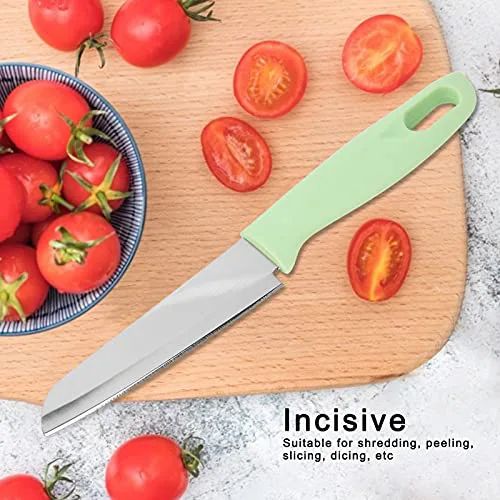 Paring Cutter Fruit Vegetables Cutter Portable Versatile Kitchen Cutter with Sleeve for Kitchen Home Use Stainless Steel knife paring knife peeling knife fruit peeler fruit corer small knife