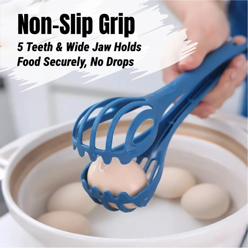 Multifunction Tongs Whisk Kitchenware Set Soft Silicone Cooking Spoon Drain Spoon Mashed Potato Grinder Noodle Scoop Egg Beater Churns Egg White And Yolk Separation Food Clip cook