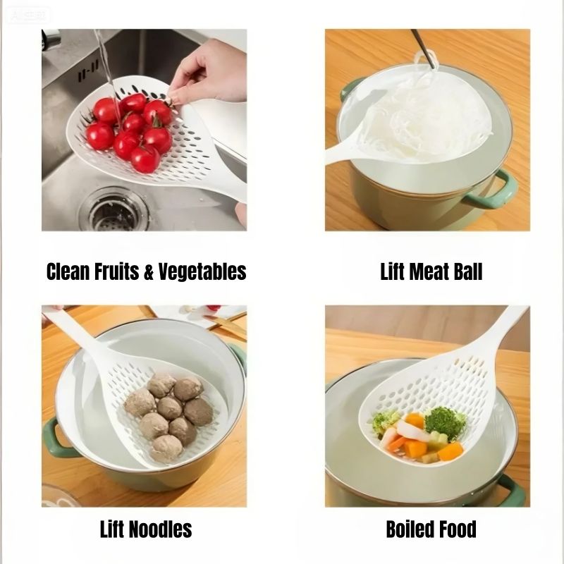 Multifunction Tongs Whisk Kitchenware Set Soft Silicone Cooking Spoon Drain Spoon Mashed Potato Grinder Noodle Scoop Egg Beater Churns Egg White And Yolk Separation Food Clip Cook