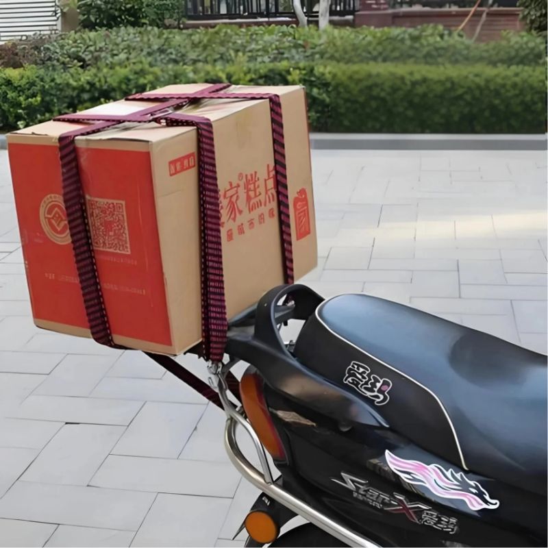 Transport Goods Heavy Duty Elastic Rope 1.5m Super Strong Cargo Tie Down Motorcycle, Bicycle, Car ,Cart, & Trailer Lashing Straps Essential Logistics & Delivery Accessories Truck & Boda Tie Downs