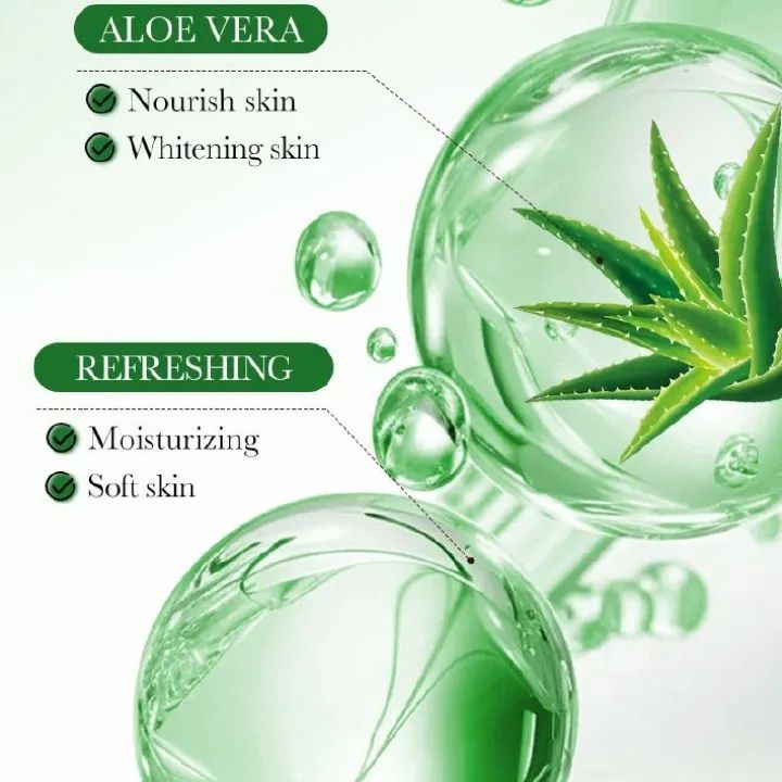 SADOER aloe vera face mask -sadoer skin care set natural plants - moisturize hydrating brightening whitening acne treatment | firming anti-wrinkle deeply nourish smooth anti-dark repair skin