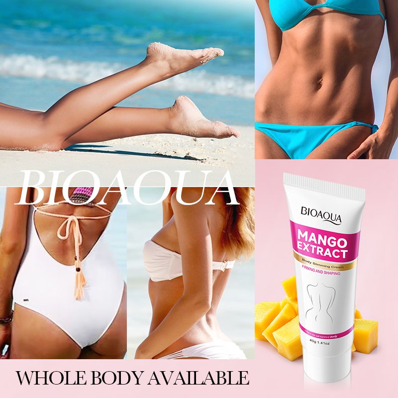 BIOAOUA Mango extract body slimming cream Burning Cream Fat Removal Cream Natural Plant Extract Burning Weight Loss Body Shaping Effective Remove Fat for Belly Fat Thighs Hips Anti-Cellulite Treatment