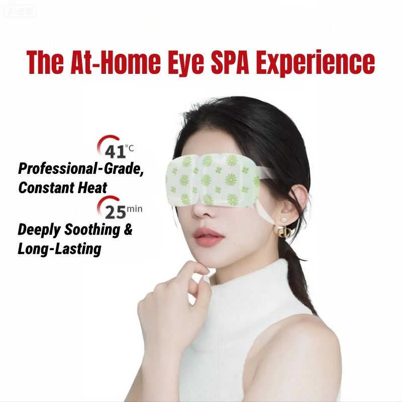5-in-1 Soothing Steam Warm Compress SPA Eye Mask Household Disposable Hot Compress Eye Patch Student Heating Shading Heating Puffy Eyes & Dark Circles Relief For Dryness, Insomnia Eye Strain Portable