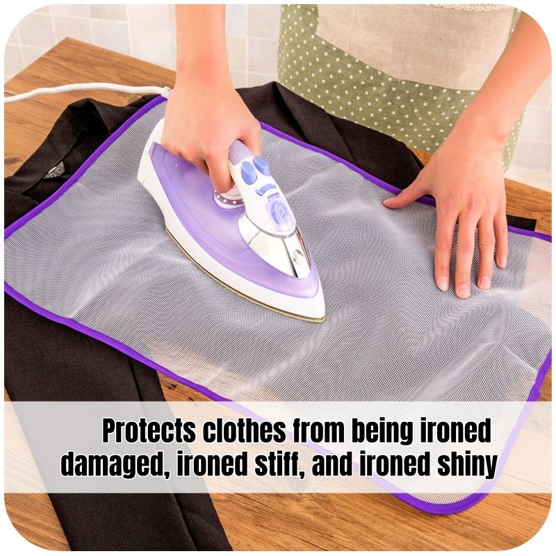 2pcs Ironing Protector Mat Heat Resistant Pad Prevents Shiny Marks on Clothes Foldable Portable Reusable Ironing Mat Pressing ironing pad Heat-Resistant Silk Cotton Shirts School Uniforms Suit Dress