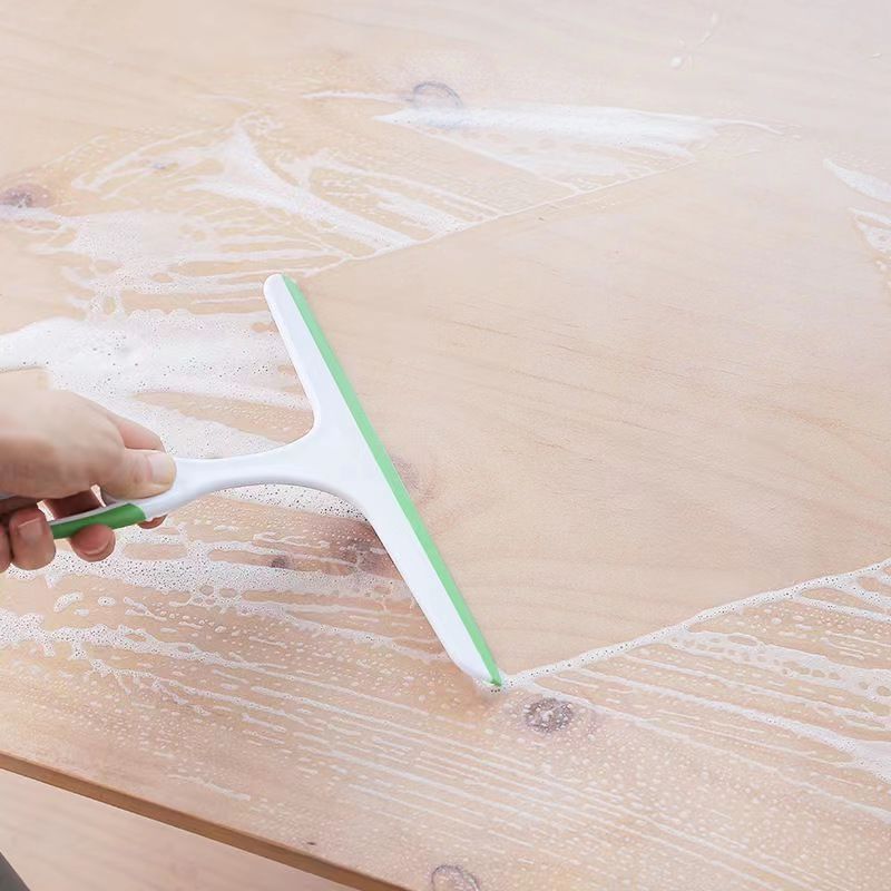 Professional Window Squeegee Extra Wide Rubber Blade Glass Wiper Glass Squeegee Shower Squeegee Window Cleaner Streak-Free Cleaning Glass Mirrors Long Handle High Windows Tiles