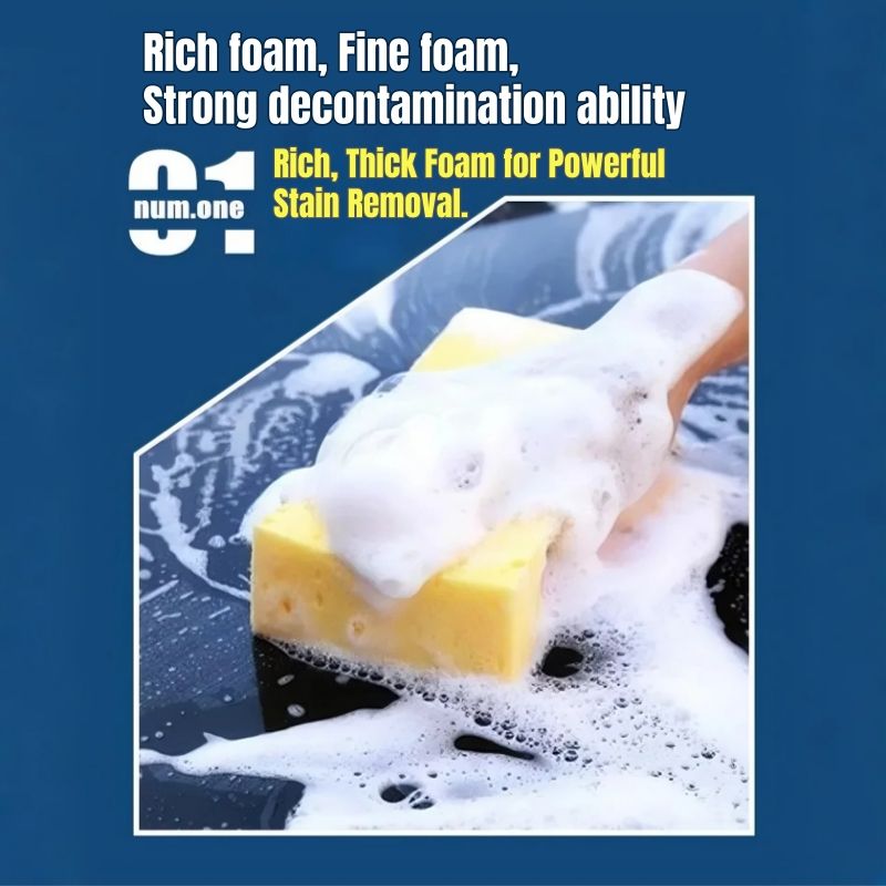 (Free gift 1pc gloves) 50 times Concentrate Car Shampoo with Wax Wash Wax Car Wash All-in-One Auto  Wash Quick Shine Car Shine Gloss Protect Hydrophobic Foaming Vehicle Wash Automobile Wash Car Care