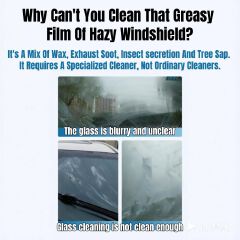 Car Windshield Washer Fluid Glass Cleaner Car Glass Cleaner / Water Spot Remover Grease Film Remover Glass Polish Clear Vision Remove Oil & Grease Restores Clarity High Quality Effective Imported