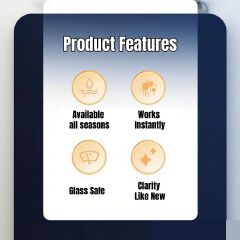 Car Windshield Washer Fluid Glass Cleaner Car Glass Cleaner / Water Spot Remover Grease Film Remover Glass Polish Clear Vision Remove Oil & Grease Restores Clarity High Quality Effective Imported