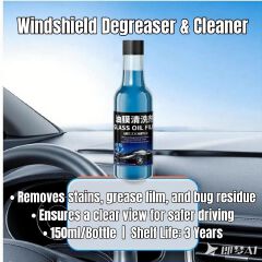 Car Windshield Washer Fluid Glass Cleaner Car Glass Cleaner / Water Spot Remover Grease Film Remover Glass Polish Clear Vision Remove Oil & Grease Restores Clarity High Quality Effective Imported