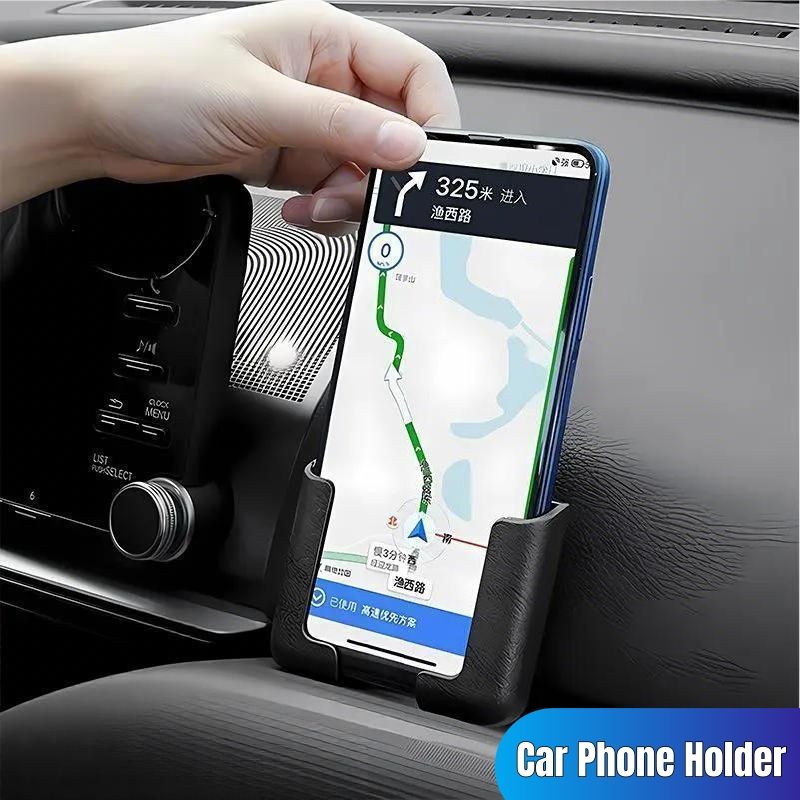 5-piece set of car console organizer 2 phone holders 3 car hooks