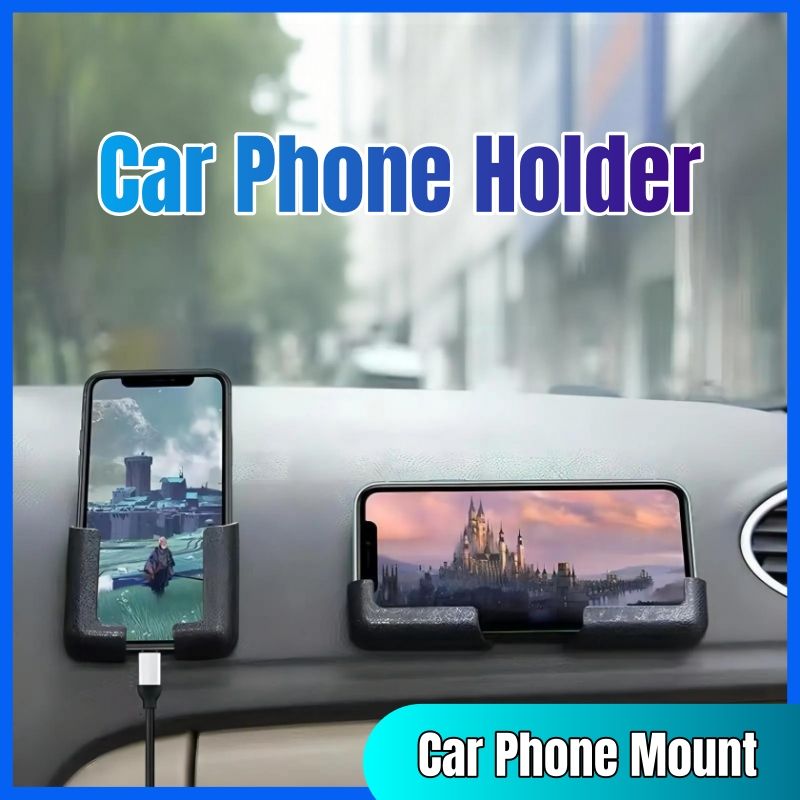 5-piece set of car console organizer 2 phone holders 3 car hooks