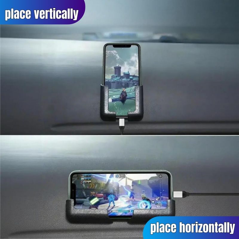 5-piece set of car console organizer 2 phone holders 3 car hooks