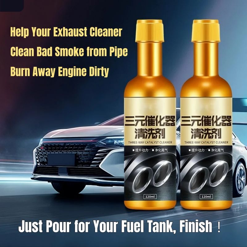 Exhaust Cleaner Bad Smoke Remover Helps clean the catalytic converter Boost Up Catalytic Converter Cleaner Fuel Oil Tank Sludge Treatment Engine Fuel Exhaust System Deep Cleaner Removal Carbon Deposit