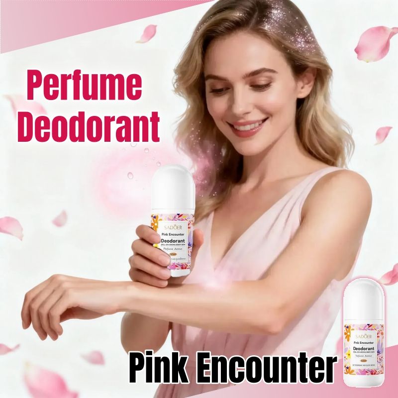 floral ladies perfume - women perfume deodorant antiperspirant roll-on | fresh cool 48h long lasting flower fragrance | romantic rose scent | deodorizing refresh fragrant charm confidence elegant