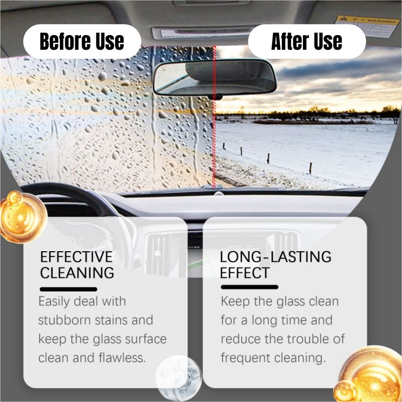 20pcs Car Windshield Clean Washer Tablet Concentrated Car Cleaner Tablet Automotive Glass Cleaning Foam Sheet Solid Glass Water Cleaning Effervescent Tablet Washer Fluid Tablet Melts Quickly in Water