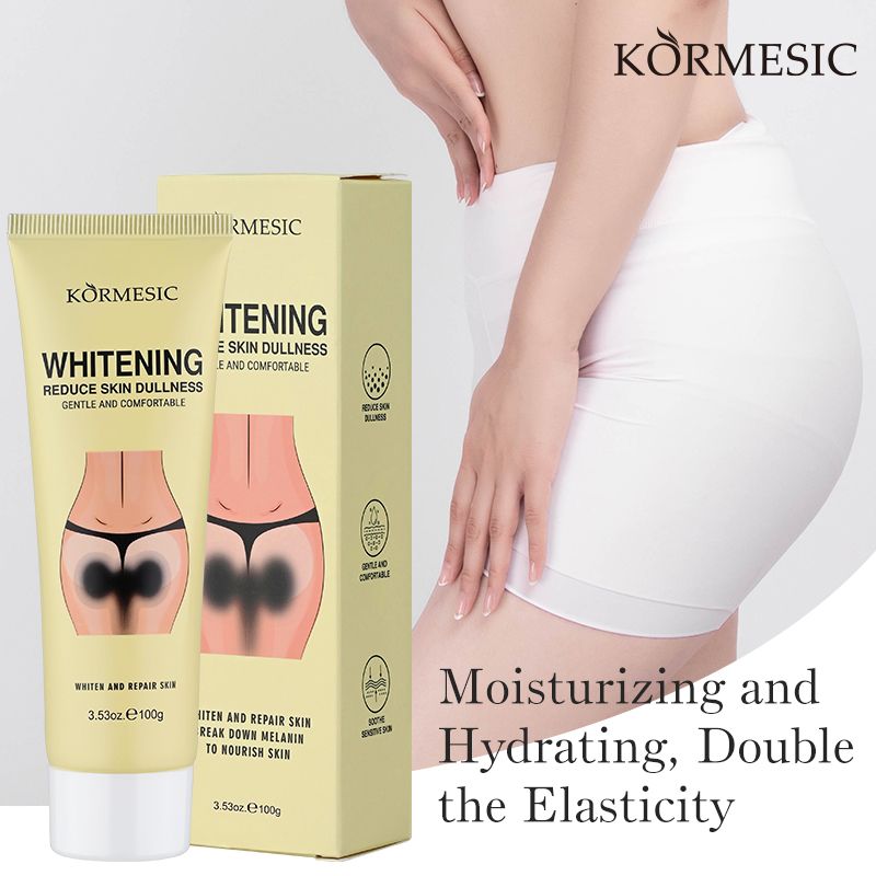 KORMESIC Darkening Bleach Cream Niacinamide Body Whitening Cream Darkening Bleach Private Parts Underarm Inner Thigh Intimate Bleaching Serum Whiten Knee Butt Knuckles Brighten Cream Armpits