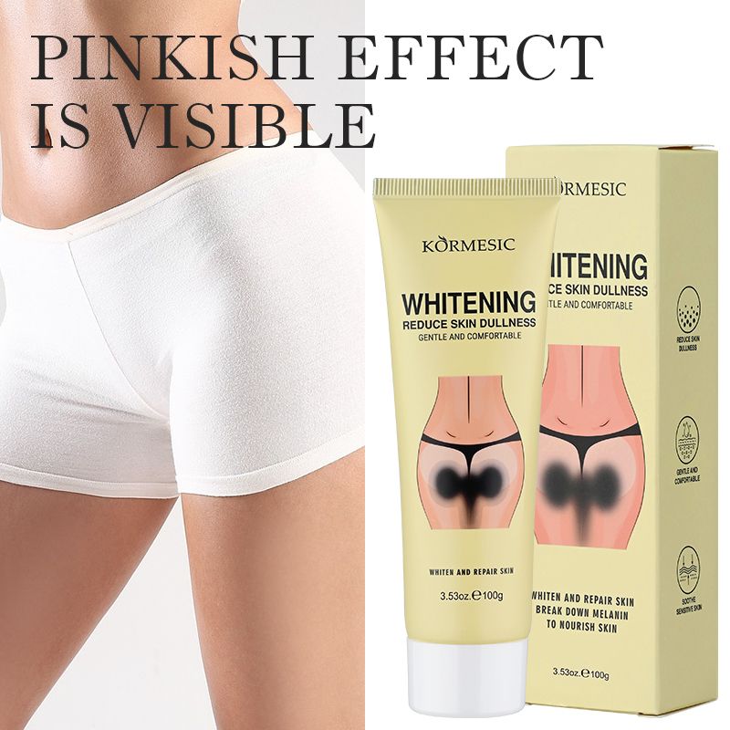 KORMESIC Darkening Bleach Cream Niacinamide Body Whitening Cream Darkening Bleach Private Parts Underarm Inner Thigh Intimate Bleaching Serum Whiten Knee Butt Knuckles Brighten Cream Armpits