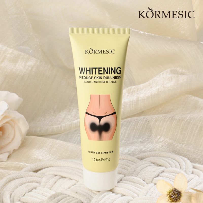 KORMESIC Darkening Bleach Cream Niacinamide Body Whitening Cream Darkening Bleach Private Parts Underarm Inner Thigh Intimate Bleaching Serum Whiten Knee Butt Knuckles Brighten Cream Armpits