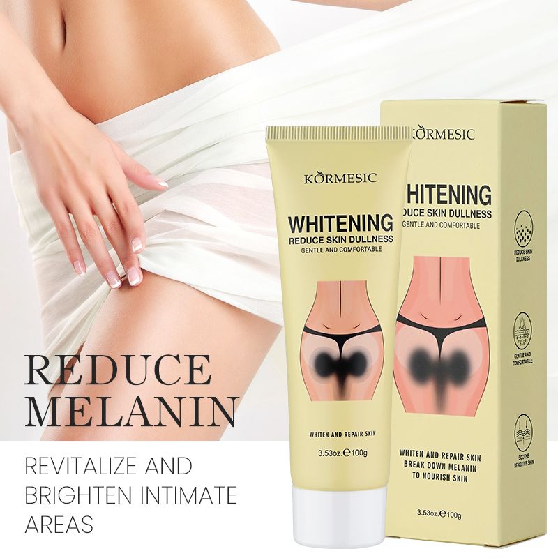 KORMESIC Darkening Bleach Cream Niacinamide Body Whitening Cream Darkening Bleach Private Parts Underarm Inner Thigh Intimate Bleaching Serum Whiten Knee Butt Knuckles Brighten Cream Armpits