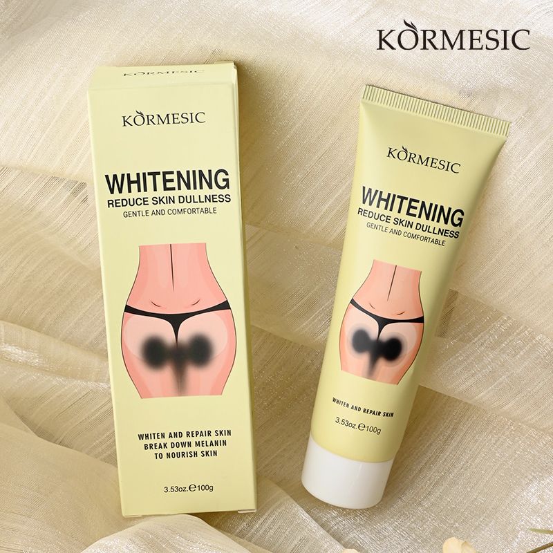 KORMESIC Darkening Bleach Cream Niacinamide Body Whitening Cream Darkening Bleach Private Parts Underarm Inner Thigh Intimate Bleaching Serum Whiten Knee Butt Knuckles Brighten Cream Armpits