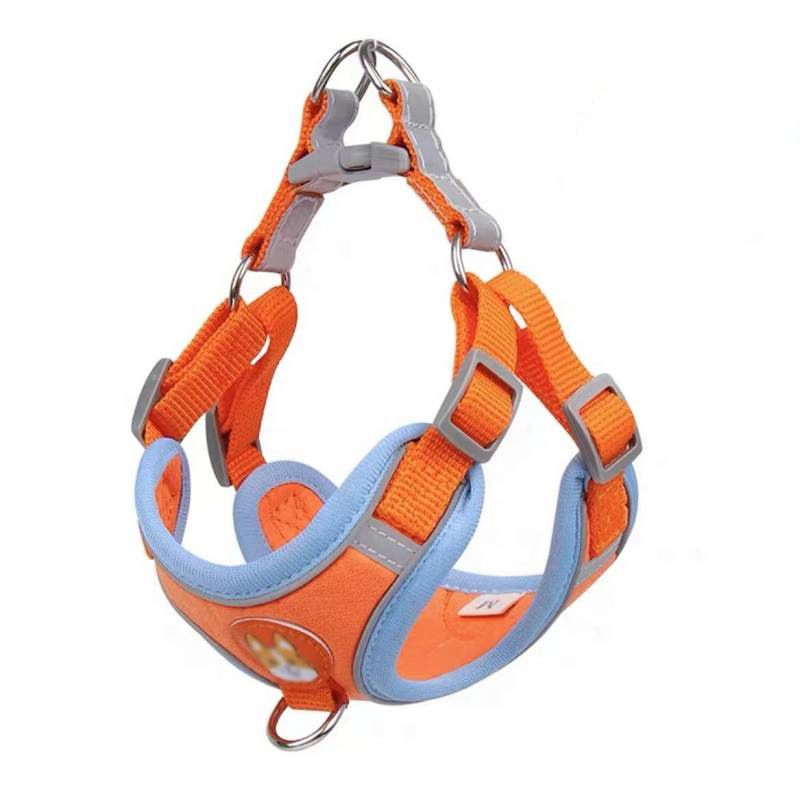 Vest style dog leash, medium size small dog, teddy bichon pomeranian, chest harness, puppy walking dog leash, dog leash