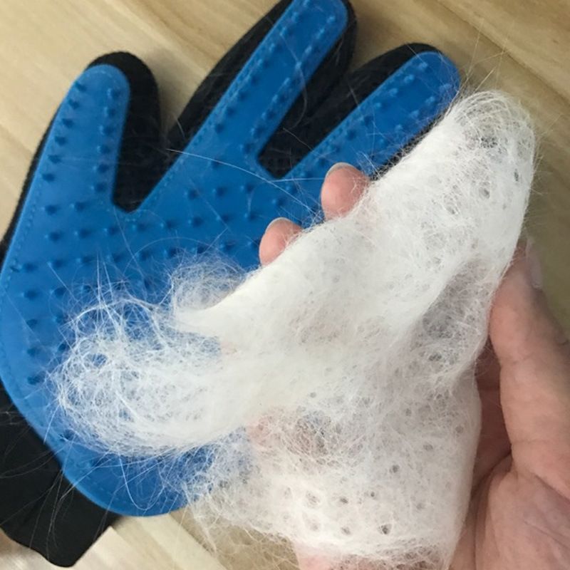 Cat gloves Rubber pet cleaning brush Pet grooming gloves cat and dog bath supplies