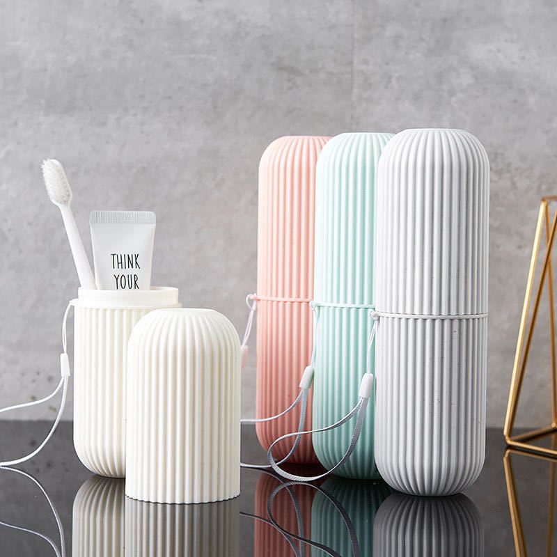 Toothbrush Toothpaste Storage Box Travel Portable Tooth Brush Protection Holder Bathroom Organizer Case Household Plastic Boxes