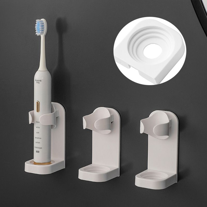 Toothbrush Stand Electric Wall-Mounted Holder Base Rack Organizer Traceless Space Saving Adults Toilet Bathroom Accessories Tool