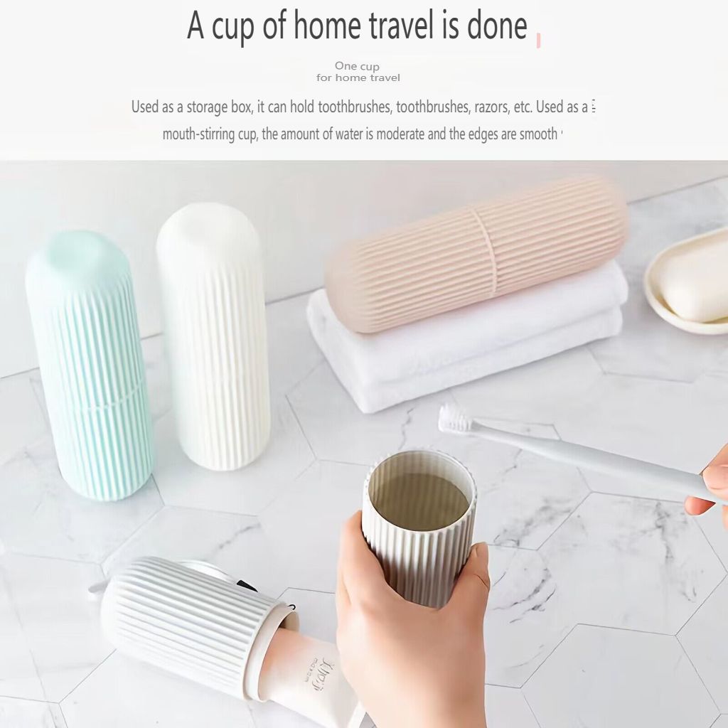 Toothbrush Toothpaste Storage Box Travel Portable Tooth Brush Protection Holder Bathroom Organizer Case Household Plastic Boxes