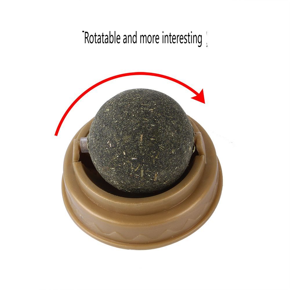 Catnip Spin BallsCat Teeth Grinding Teeth Mi Mint Ball Cat Toy Teasing Cat Ball Licking Fun