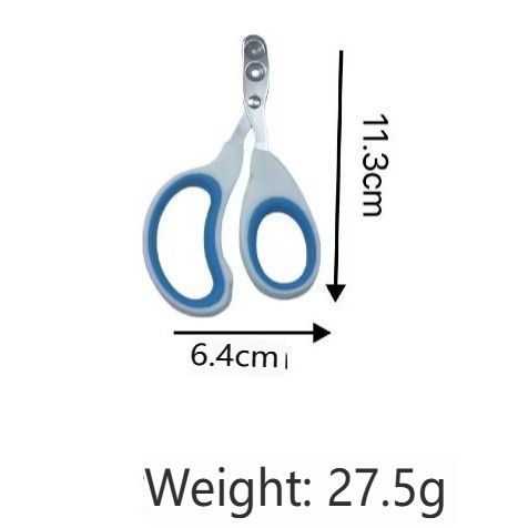 Special nail clippers for cats and dogs, round hole nail clippers, stainless steel pet small blind scissors, cat nail clippers, pet supplies