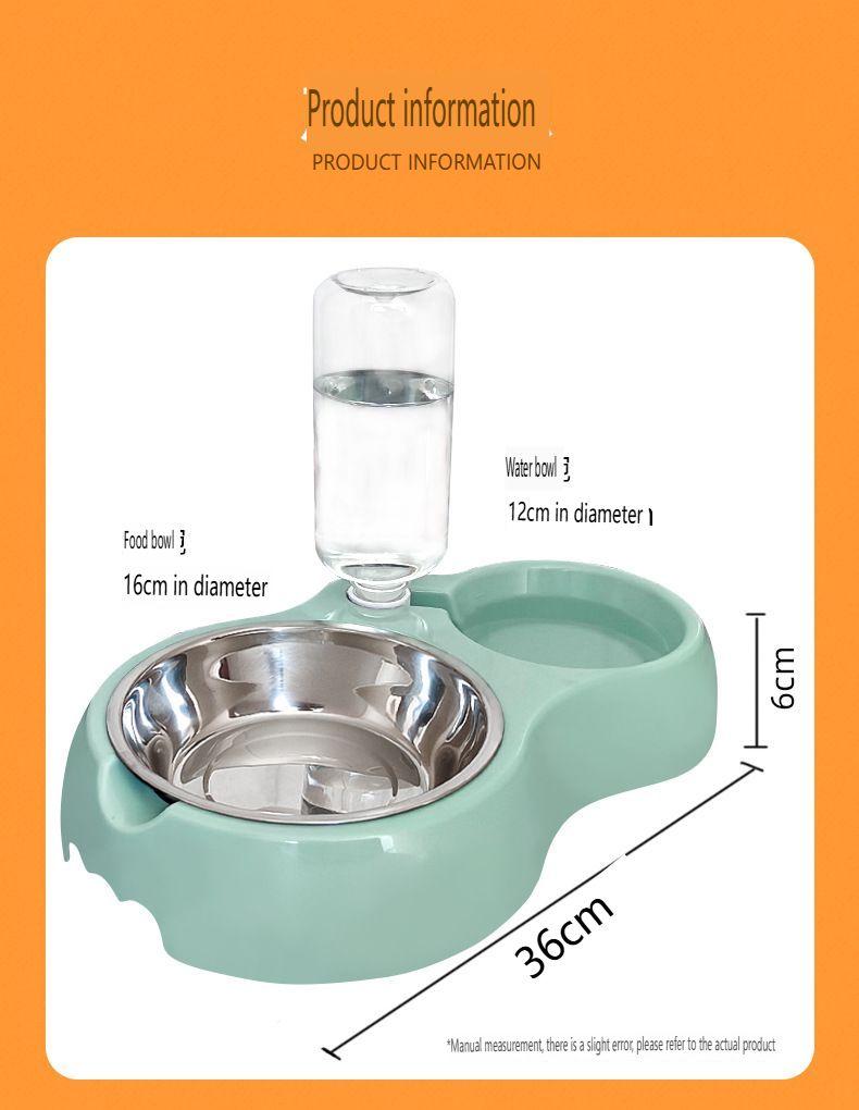 Cat bowl pet bowl cat bowl water food integrated food utensils dog bowl food bowl dog bowl dog bowl cat food bowl cat bowl pet bowl