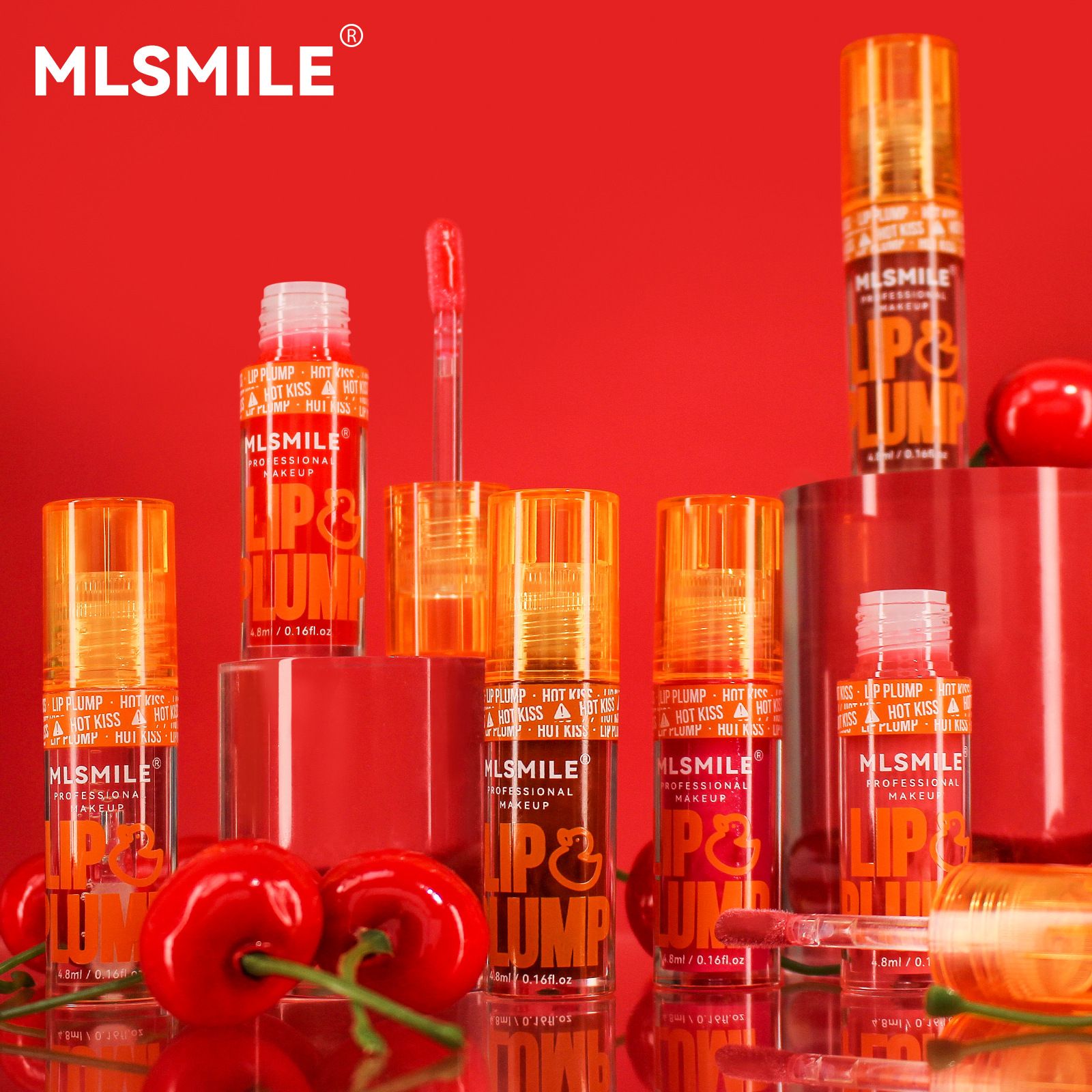 6 Color Duck Invasion Lip Plumping Oil Mirror Pearl Gloss Moisturizing Transparent Liquid Lipstick Lip Oil 4.8ml view 3