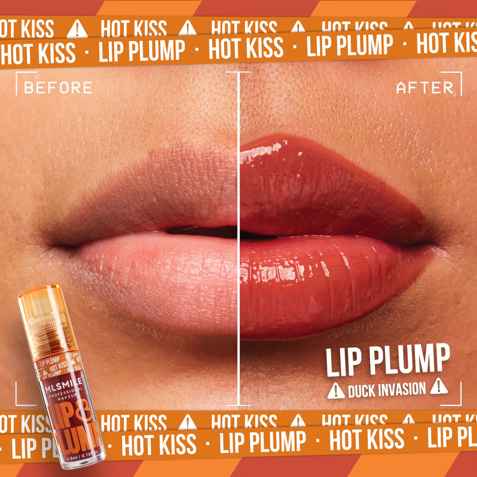 6 Color Duck Invasion Lip Plumping Oil Mirror Pearl Gloss Moisturizing Transparent Liquid Lipstick Lip Oil 4.8ml view 2