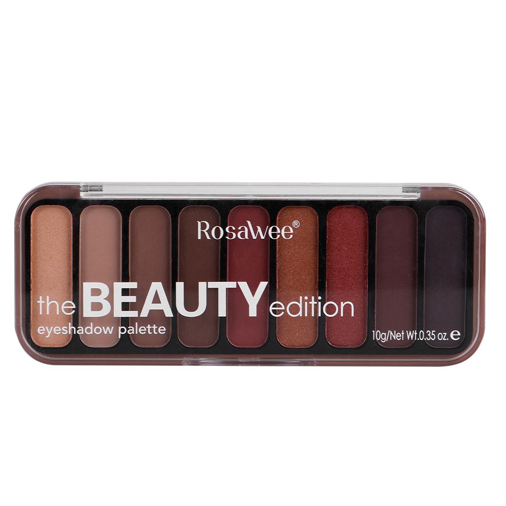 Nine Colors Eyeshadow Palette, Daily Makeup Cement Palette, Earthy Blush, Highlighter, Matte Contour, Integrated Palette, Eyeshadow Palette